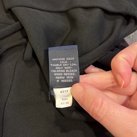 Gap Matte Jersey Black V-neck Dress Medium - Picture 6 of 6